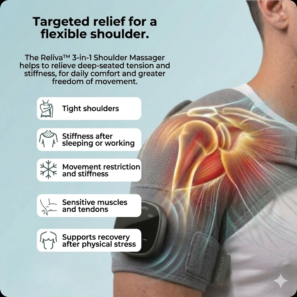 Reliva™ 3-in-1 Shoulder Massager